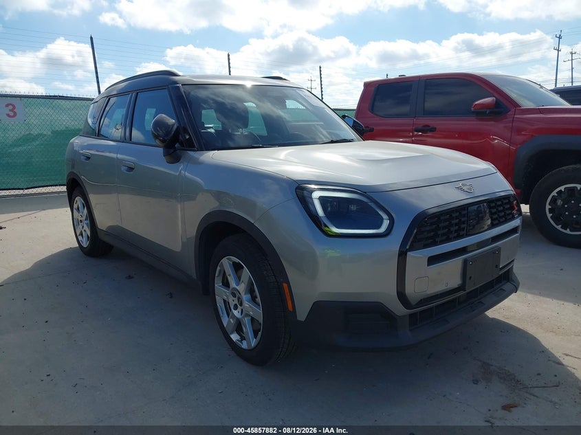 2026 Mini Countryman VIN WMZ23GA01T7V29797 IAAI salvage auction — ENGINE DAMAGE, Enterprise Vehicles Clear Only (Texas), sold $23,650 on 2026-08-17 (photo 1)