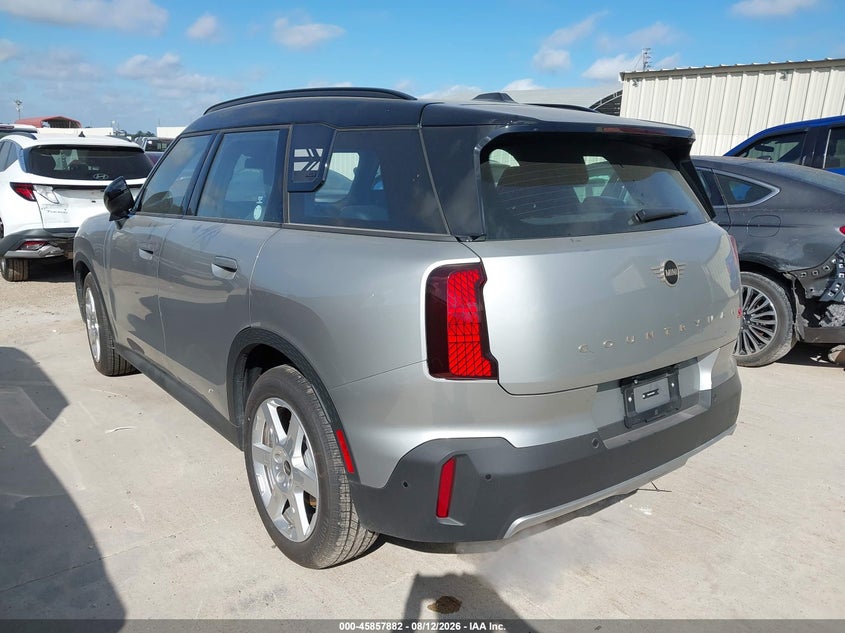 2026 Mini Countryman VIN WMZ23GA01T7V29797 IAAI salvage auction — ENGINE DAMAGE, Enterprise Vehicles Clear Only (Texas), sold $23,650 on 2026-08-17 (photo 3)