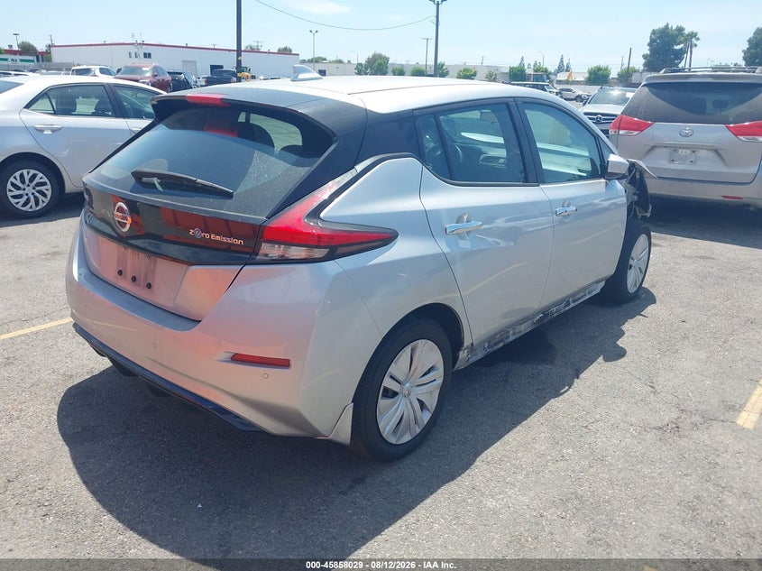 2021 Nissan Leaf VIN 1N4AZ1BV5MC553228 IAAI salvage auction — FRONT END, Salvage Title, sold $2,250 on 2026-08-20 (photo 4)