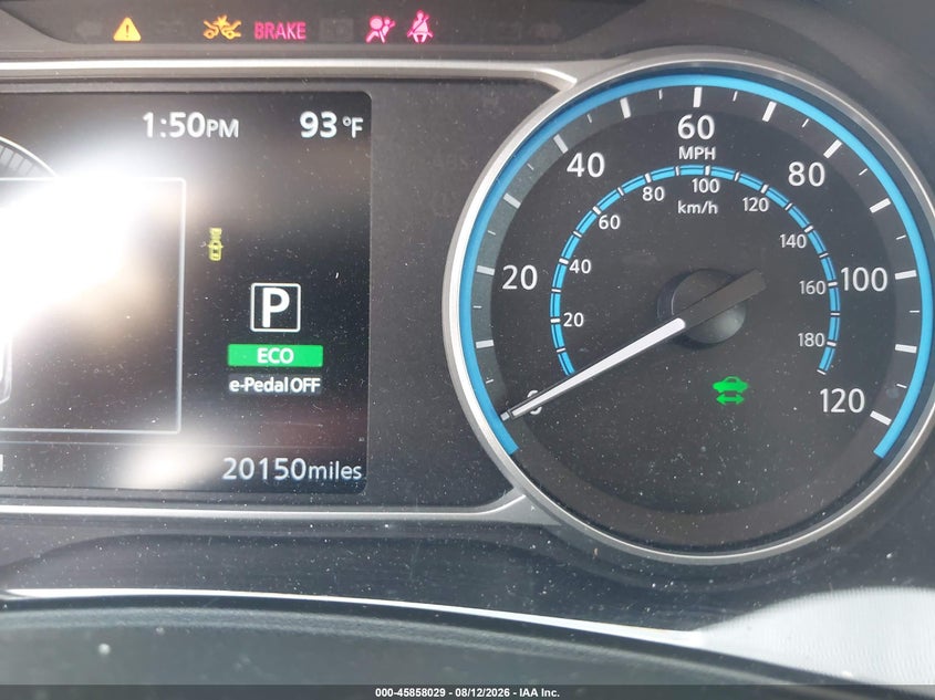 2021 Nissan Leaf VIN 1N4AZ1BV5MC553228 IAAI salvage auction — FRONT END, Salvage Title, sold $2,250 on 2026-08-20 (photo 7)