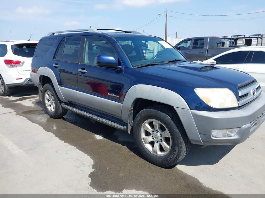 2003 Toyota 4runner VIN JTEZU14R238004305 IAAI salvage auction — NORMAL WEAR, Clear - Dealer Only (California), sold $1,550 on 2026-08-21 (photo 1)