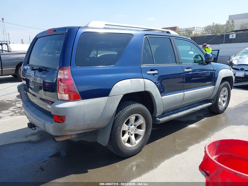 2003 Toyota 4runner VIN JTEZU14R238004305 IAAI salvage auction — NORMAL WEAR, Clear - Dealer Only (California), sold $1,550 on 2026-08-21 (photo 4)