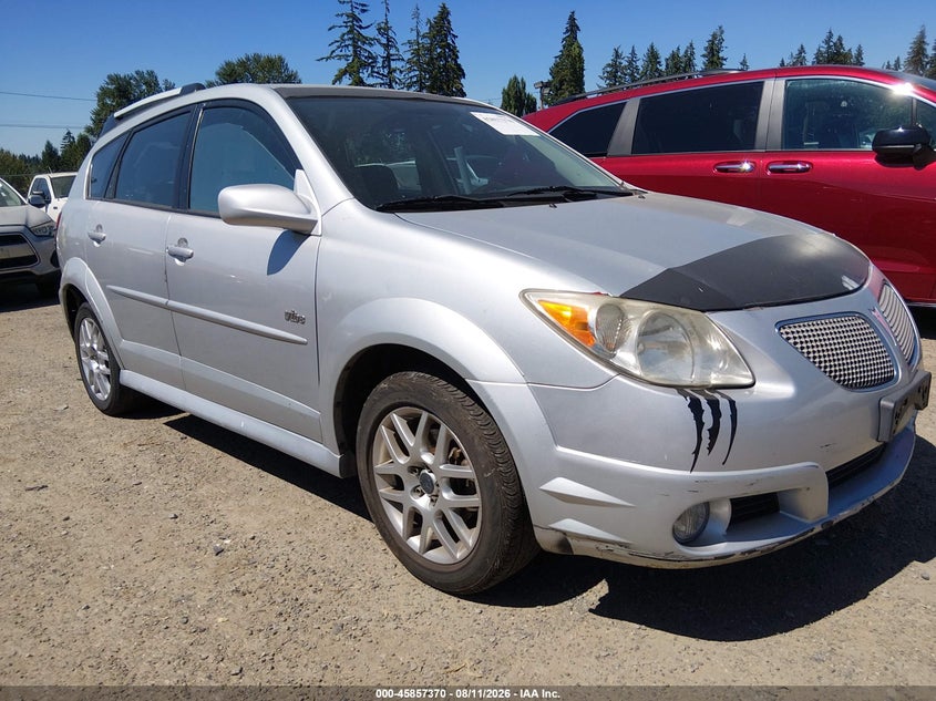 2007 Pontiac Vibe VIN 5Y2SL67857Z432457 IAAI salvage auction — NORMAL WEAR, Rebuilt-Non-Public (Washington), sold $475 on 2026-09-12 (photo 1)