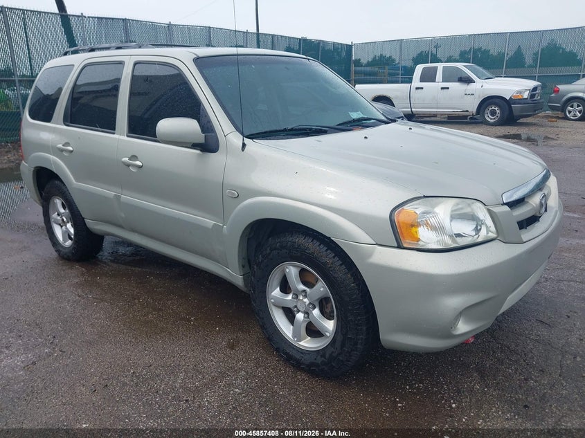 2005 Mazda Tribute VIN 4F2CZ04195KM60825 IAAI salvage auction — REAR END, Salvage (Indiana), sold $500 on 2026-08-31 (photo 1)