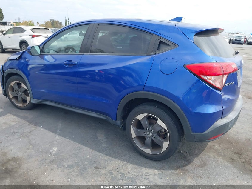 2018 Honda Hr-v VIN 3CZRU5H50JM707133 IAAI salvage auction — RIGHT FRONT, Wait Title, sold $2,550 on 2026-08-27 (photo 3)