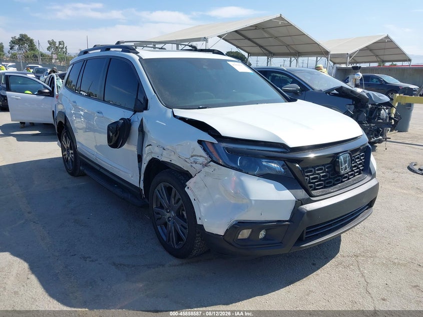 2021 Honda Passport VIN 5FNYF7H57MB007772 — IAAI salvage auction photo