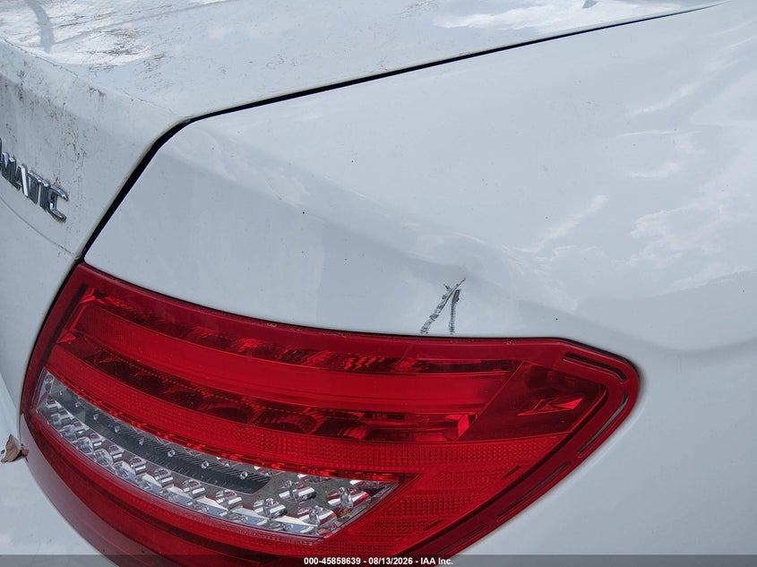 2013 Mercedes-benz C-klasse VIN WDDGF8AB0DR298553 IAAI salvage auction — NORMAL WEAR, Clear (Georgia), sold $700 on 2026-08-21 (photo 6)