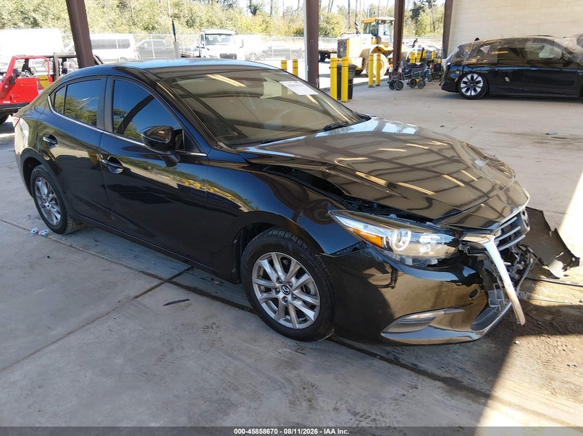 2018 Mazda 3 VIN 3MZBN1U70JM175478 IAAI salvage auction — FRONT END, Salvage Title, sold $2,225 on 2026-09-28 (photo 1)
