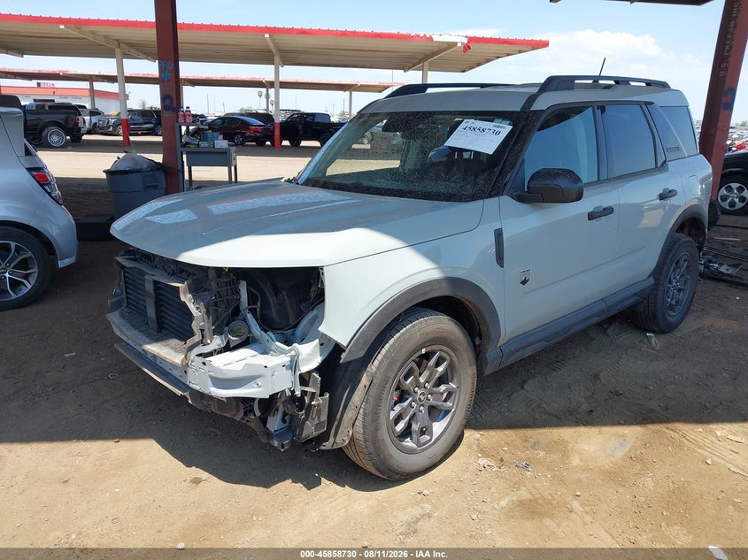 2024 Ford Bronco sport VIN 3FMCR9B66RRE45005 IAAI salvage auction — FRONT END, Wait Title, sold $9,275 on 2026-10-06 (photo 2)