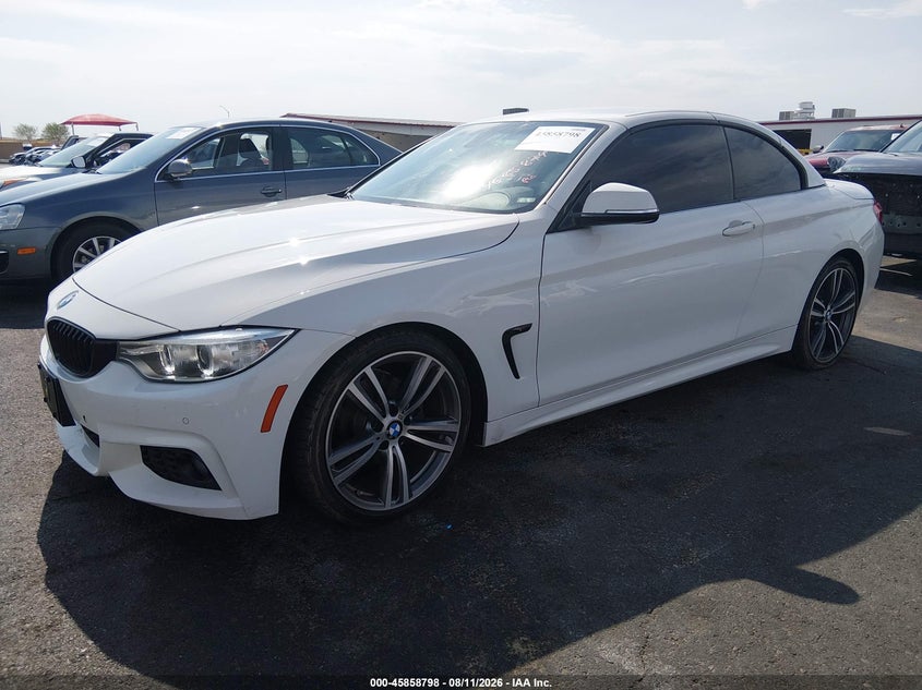 2017 BMW 4er VIN WBA4U7C31H5J54801 IAAI salvage auction — NORMAL WEAR, Wait Title, sold $7,950 on 2026-08-21 (photo 2)