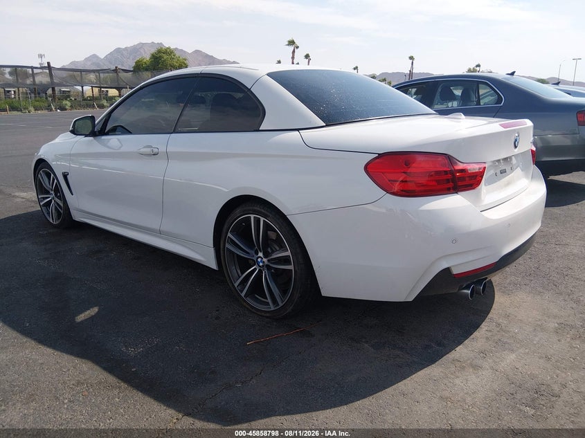 2017 BMW 4er VIN WBA4U7C31H5J54801 IAAI salvage auction — NORMAL WEAR, Wait Title, sold $7,950 on 2026-08-21 (photo 3)