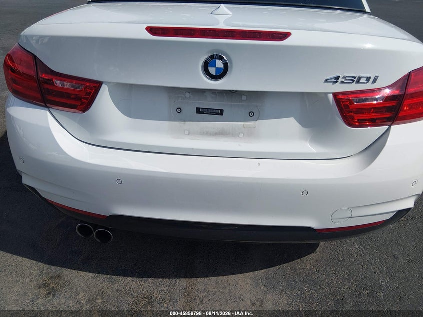 2017 BMW 4er VIN WBA4U7C31H5J54801 IAAI salvage auction — NORMAL WEAR, Wait Title, sold $7,950 on 2026-08-21 (photo 6)