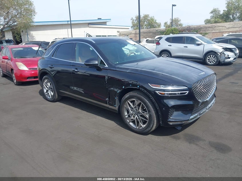 2023 Genesis Gv70 VIN KMUMADTB1PU115063 IAAI salvage auction — SIDE, Wait Title, sold $9,600 on 2026-08-30 (photo 1)