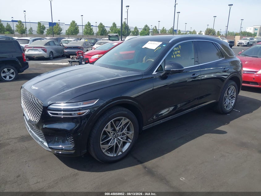 2023 Genesis Gv70 VIN KMUMADTB1PU115063 IAAI salvage auction — SIDE, Wait Title, sold $9,600 on 2026-08-30 (photo 2)