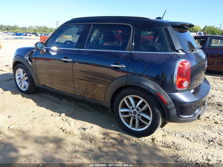 2013 Mini Countryman VIN WMWZC3C58DWP22940 IAAI salvage auction — NORMAL WEAR, Clear (Florida), sold $250 on 2026-08-22 (photo 3)