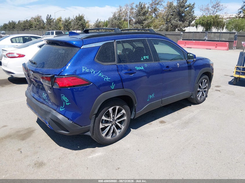 2023 Toyota Corolla cross VIN 7MUDAAAG6PV062810 IAAI salvage auction — REAR END, Salvage Title, sold $7,500 on 2026-09-03 (photo 4)