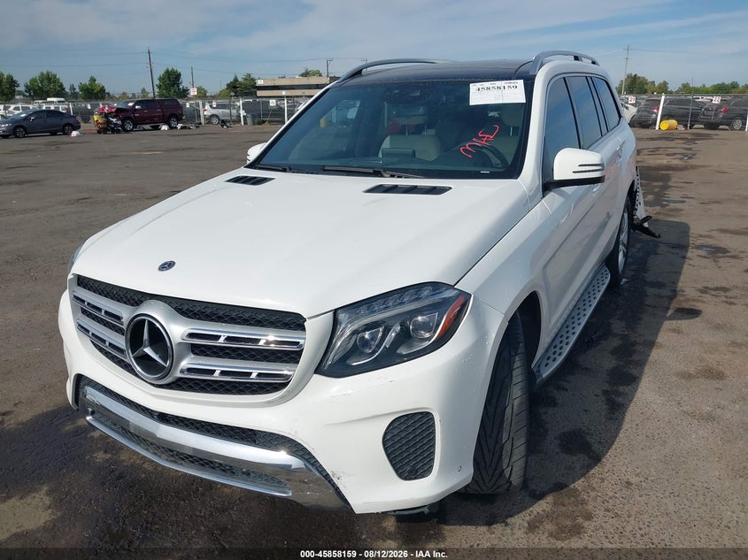 2017 Mercedes-benz Gls-klasse VIN 4JGDF6EE2HA975916 IAAI salvage auction — REAR END, Salvage (California), sold $7,200 on 2026-09-09 (photo 2)