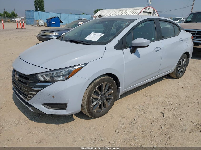 2025 Nissan Versa VIN 3N1CN8EV2SL885361 IAAI salvage auction — RIGHT FRONT, Enterprise Vehicles Clear Only (Massachusetts), sold $10,850 on 2026-08-13 (photo 2)