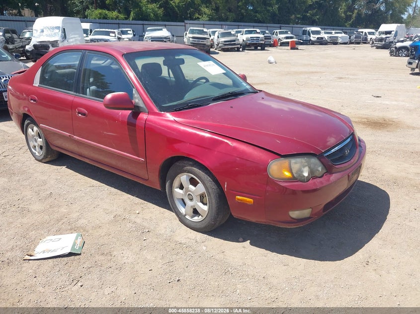 2003 Kia Spectra VIN KNAFB161335120177 IAAI salvage auction — NORMAL WEAR, Original (Texas), sold $100 on 2026-08-25 (photo 1)