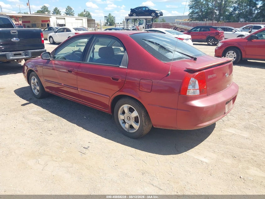 2003 Kia Spectra VIN KNAFB161335120177 IAAI salvage auction — NORMAL WEAR, Original (Texas), sold $100 on 2026-08-25 (photo 3)