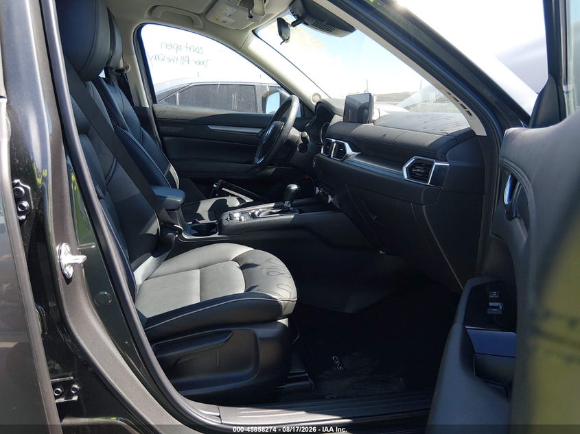 2025 Mazda Cx-5 VIN JM3KFBBL1S0809026 IAAI salvage auction — FRONT END, Enterprise Vehicles Clear Only (Texas), sold $13,600 on 2026-08-20 (photo 5)