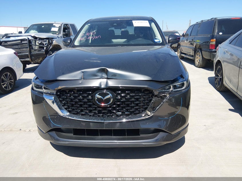 2025 Mazda Cx-5 VIN JM3KFBBL1S0809026 IAAI salvage auction — FRONT END, Enterprise Vehicles Clear Only (Texas), sold $13,600 on 2026-08-20 (photo 6)