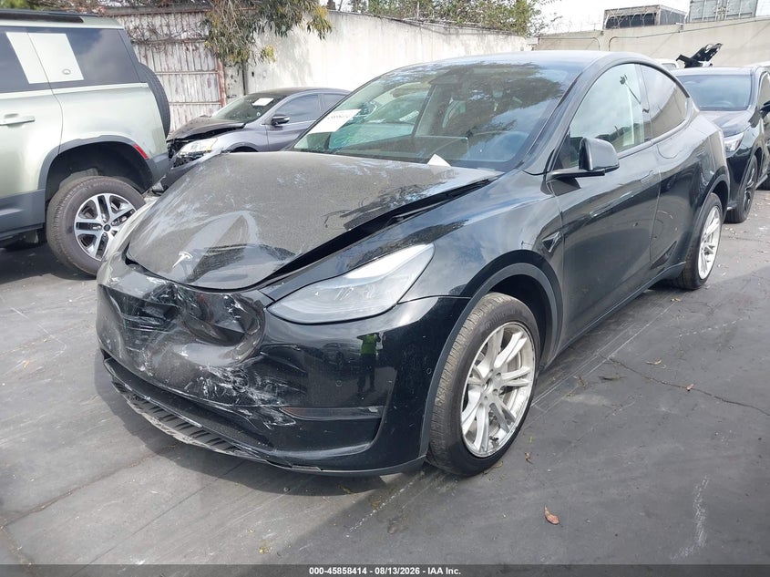 2022 Tesla Model y VIN 7SAYGDEE3NF514835 IAAI salvage auction — FRONT END, Salvage Title, sold $8,100 on 2026-09-16 (photo 2)