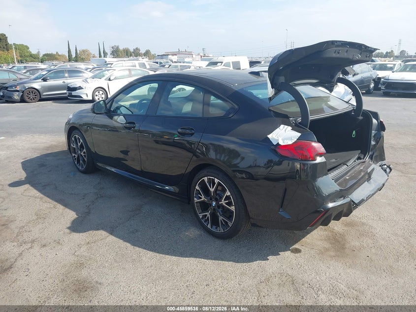 2026 BMW 2er VIN WBA83GG03T7U16920 IAAI salvage auction — REAR END, Clear (California), sold $21,000 on 2026-08-21 (photo 3)