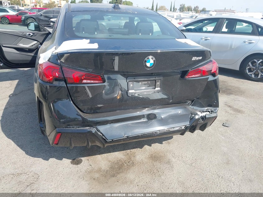 2026 BMW 2er VIN WBA83GG03T7U16920 IAAI salvage auction — REAR END, Clear (California), sold $21,000 on 2026-08-21 (photo 6)