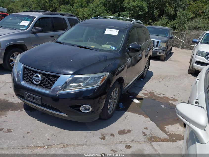 2013 Nissan Pathfinder VIN 5N1AR2MN5DC677198 IAAI salvage auction — NORMAL WEAR, Original (Texas), sold $875 on 2026-09-11 (photo 2)