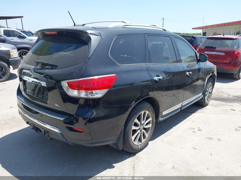 2013 Nissan Pathfinder VIN 5N1AR2MN5DC677198 IAAI salvage auction — NORMAL WEAR, Original (Texas), sold $875 on 2026-09-11 (photo 4)