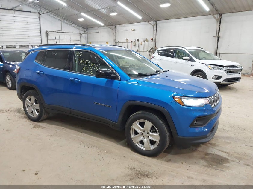 2022 Jeep Compass VIN 3C4NJDBB3NT147447 — IAAI salvage auction photo