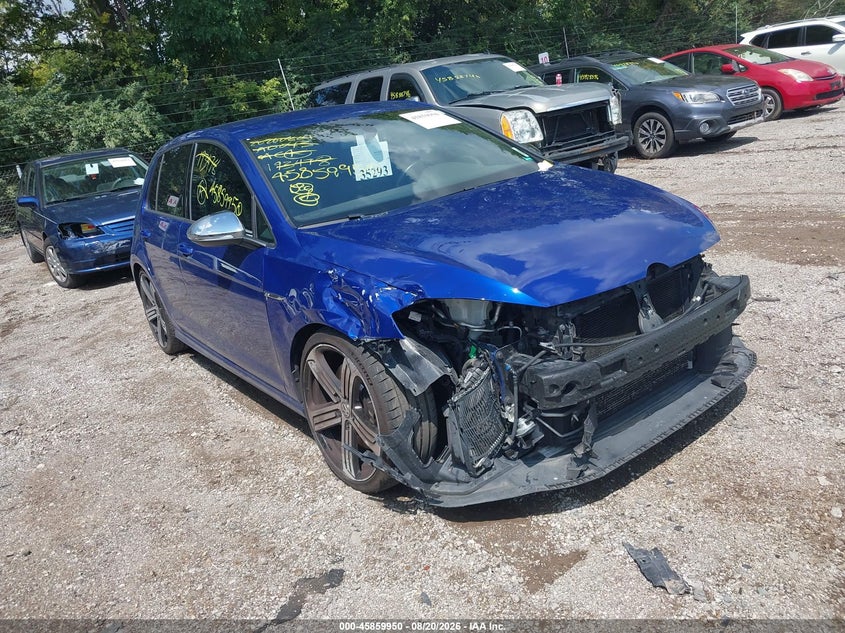 2015 Volkswagen Golf r VIN WVWLF7AU1FW193478 — IAAI salvage auction photo