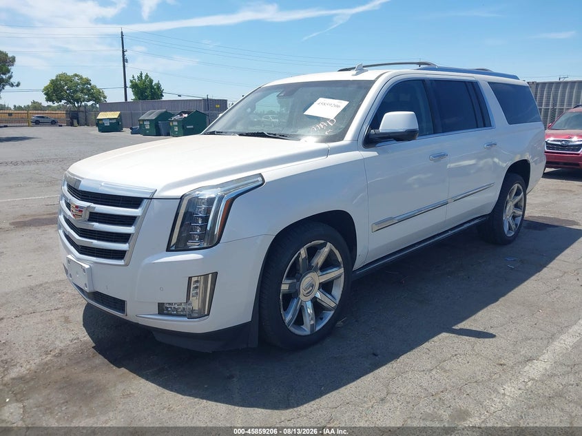 2016 Cadillac Escalade VIN 1GYS4JKJ4GR217480 IAAI salvage auction — SIDE, Salvage (California), sold $8,600 on 2026-08-23 (photo 2)