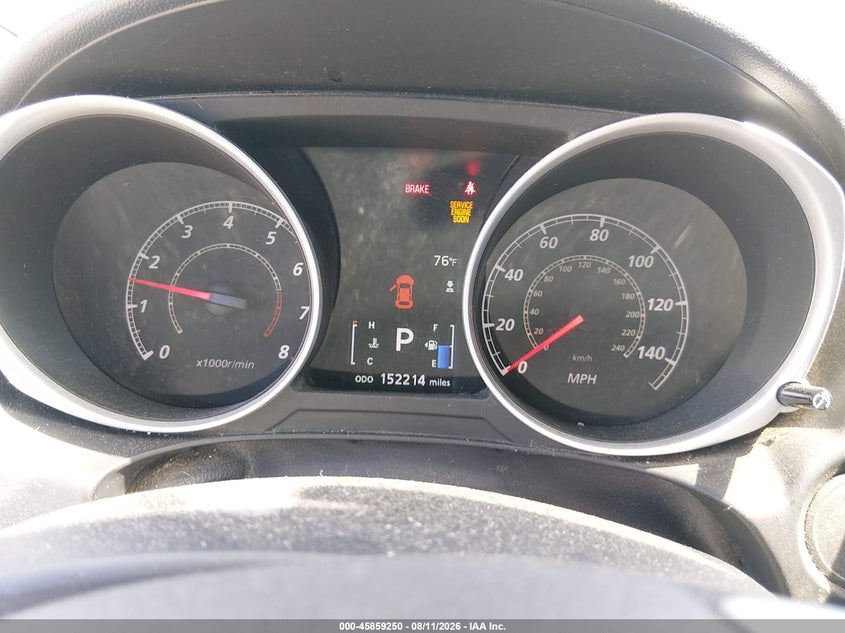 2014 Mitsubishi Outlander VIN 4A4AP3AU4EE003859 IAAI salvage auction — NORMAL WEAR, Clear (Washington), sold $325 on 2026-08-28 (photo 7)