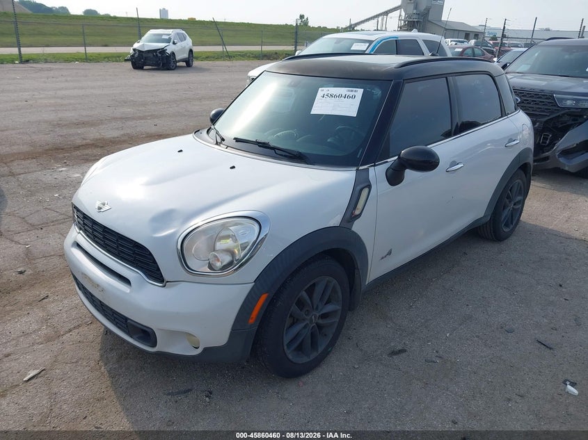 2013 Mini Countryman VIN WMWZC5C57DWM16419 IAAI salvage auction — NORMAL WEAR, Clear (Illinois), sold $1,275 on 2026-08-19 (photo 2)