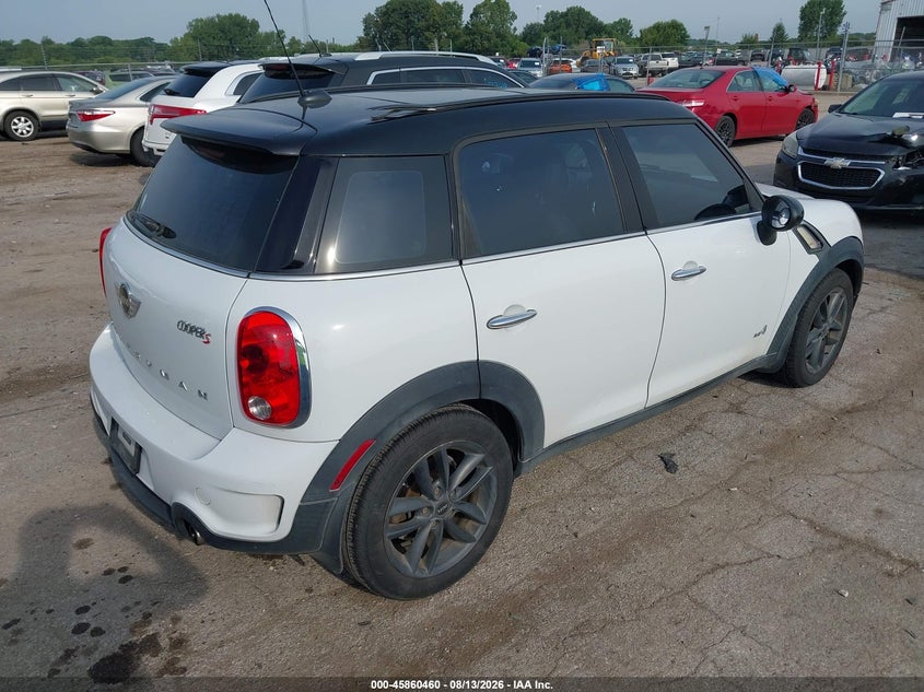 2013 Mini Countryman VIN WMWZC5C57DWM16419 IAAI salvage auction — NORMAL WEAR, Clear (Illinois), sold $1,275 on 2026-08-19 (photo 4)