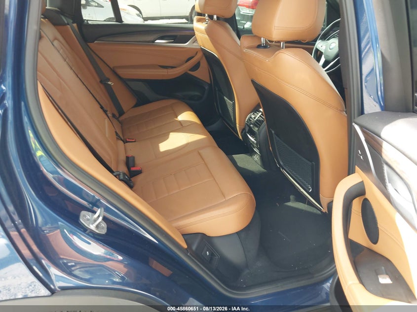 2021 BMW X3 VIN 5UXTY3C03M9H50935 IAAI salvage auction — STORM DAMAGE, Wait Title, sold $6,950 on 2026-09-10 (photo 8)