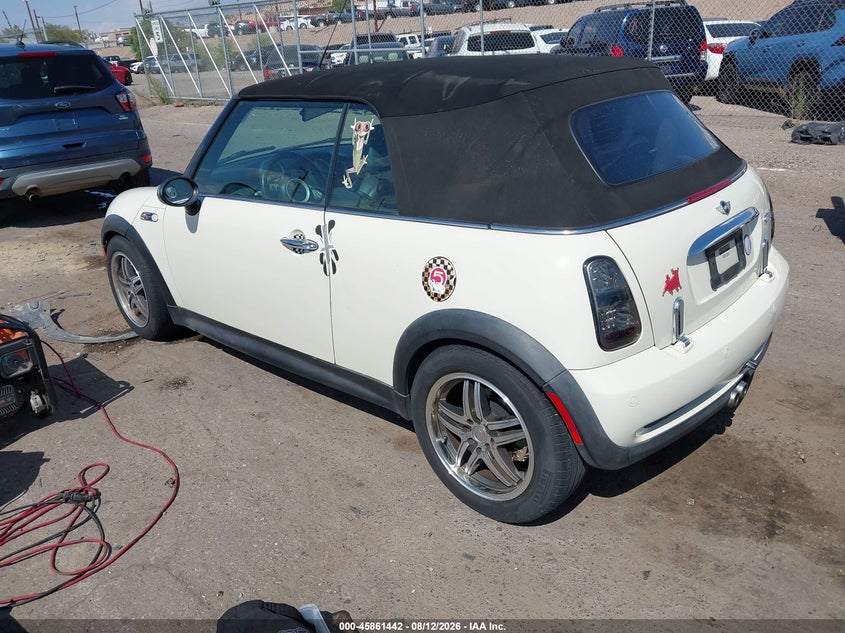 2006 Mini Cooper VIN WMWRH33566TK59041 IAAI salvage auction — NORMAL WEAR, Clear (New Mexico), sold $1,050 on 2026-08-17 (photo 3)