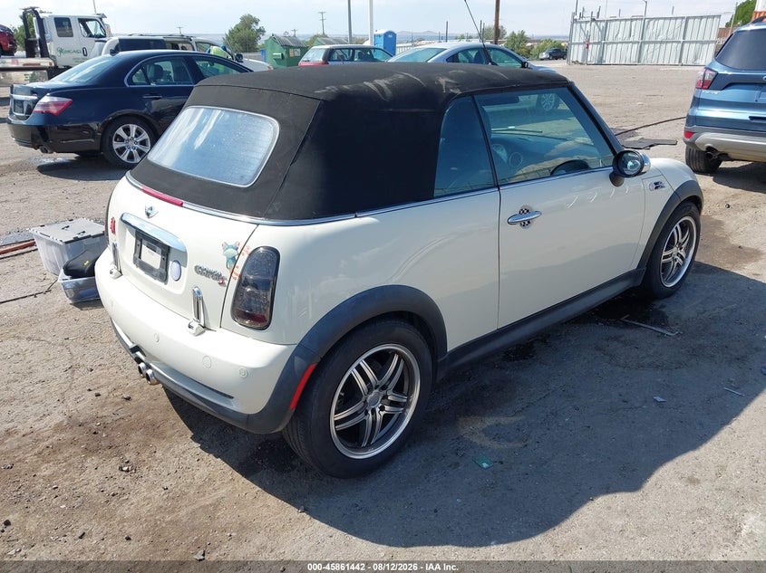 2006 Mini Cooper VIN WMWRH33566TK59041 IAAI salvage auction — NORMAL WEAR, Clear (New Mexico), sold $1,050 on 2026-08-17 (photo 4)