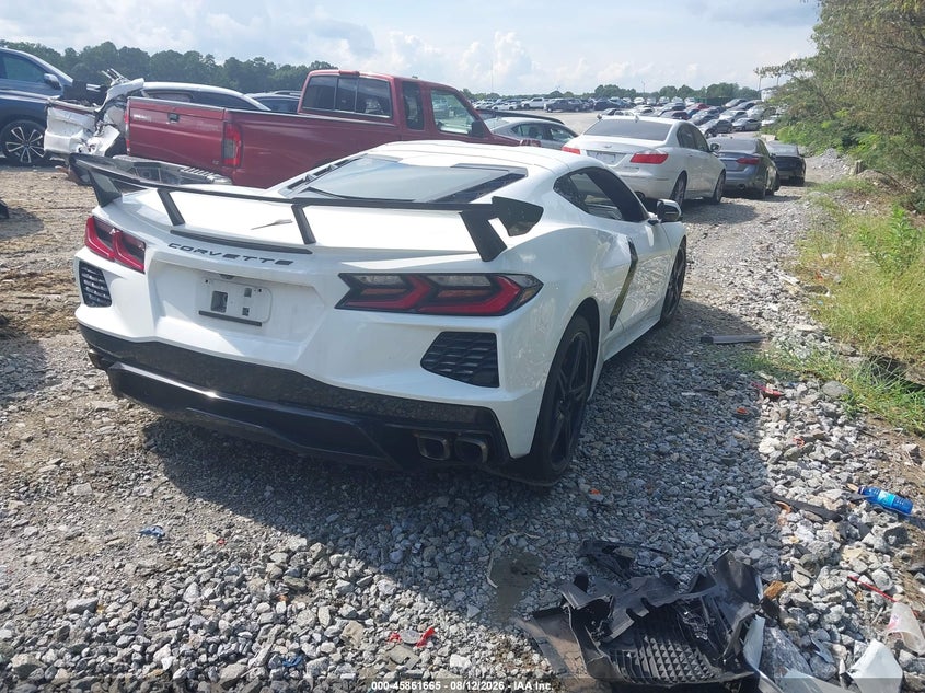 2023 Chevrolet Corvette VIN 1G1YA2D44P5123413 IAAI salvage auction — LEFT FRONT, Wait Title, sold $22,200 on 2026-10-12 (photo 4)
