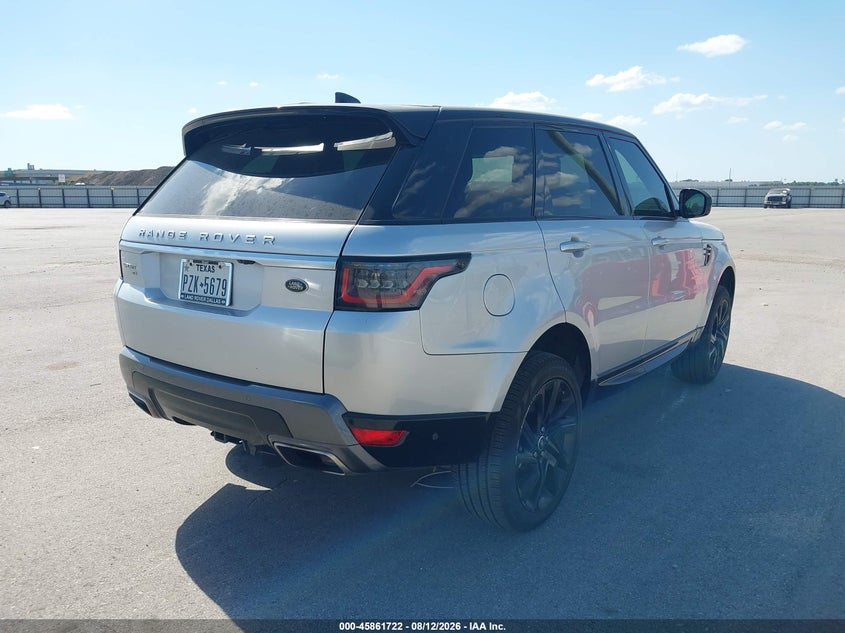 2019 Land rover Range rover sport VIN SALWR2RUXKA875142 IAAI salvage auction — NORMAL WEAR, Original (Texas), sold $10,450 on 2026-08-19 (photo 4)