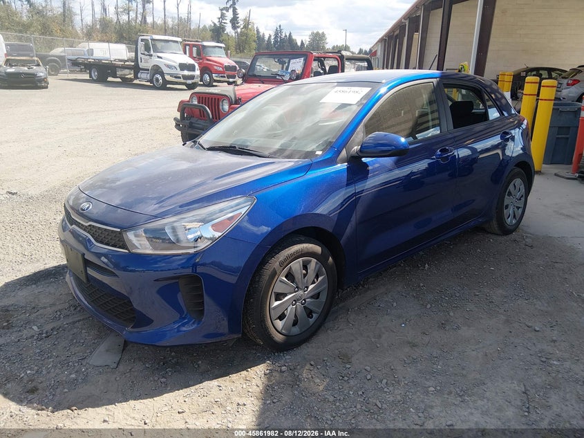 2020 Kia Rio VIN 3KPA25AD7LE333854 IAAI salvage auction — RIGHT SIDE, Wait Title, sold $3,000 on 2026-09-04 (photo 2)