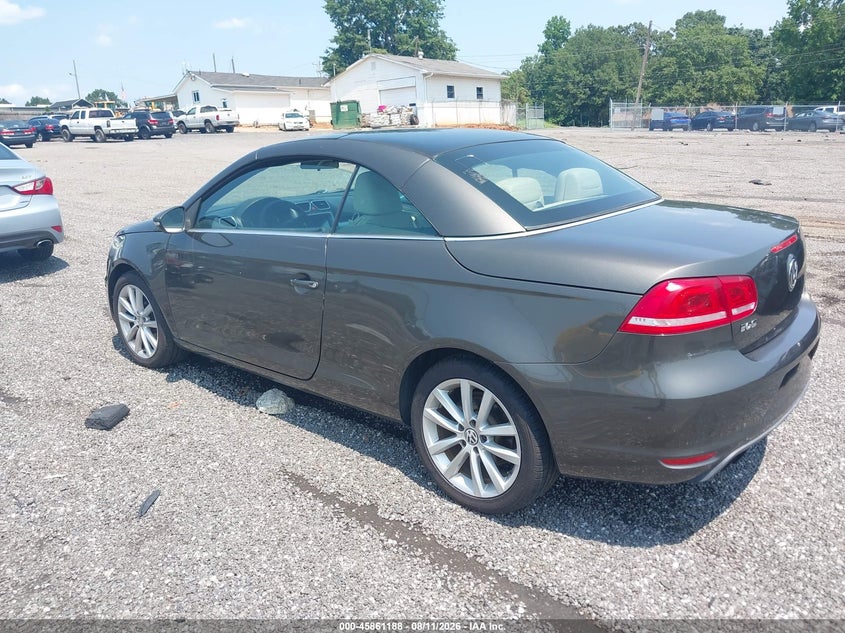 2012 Volkswagen Eos VIN WVWBW7AH4CV002569 IAAI salvage auction — NORMAL WEAR, Salvage (South Carolina), sold $775 on 2026-08-18 (photo 3)