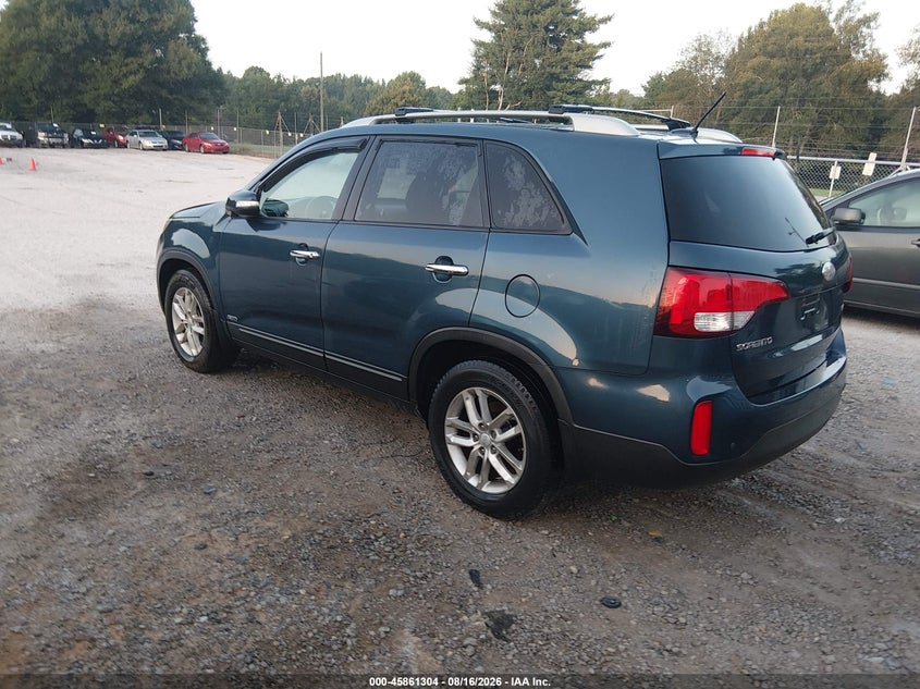 2014 Kia Sorento VIN 5XYKTDA62EG543880 IAAI salvage auction — NORMAL WEAR, Clear (Alabama), sold $875 on 2026-08-31 (photo 3)