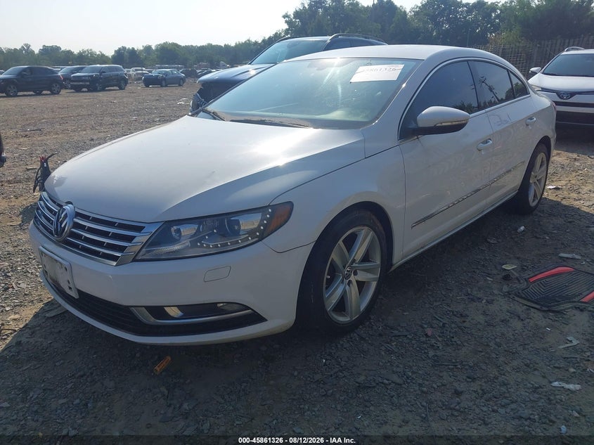 2014 Volkswagen Passat cc VIN WVWBP7AN2EE522520 IAAI salvage auction — NORMAL WEAR, Clear (Virginia), sold $550 on 2026-08-17 (photo 2)