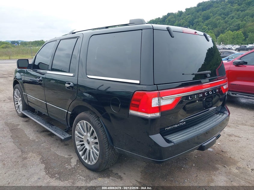 2017 Lincoln Navigator VIN 5LMJJ2LT8HEL00492 IAAI salvage auction — WATER/FLOOD, Salvage (West Virginia), sold $2,900 on 2026-09-26 (photo 3)