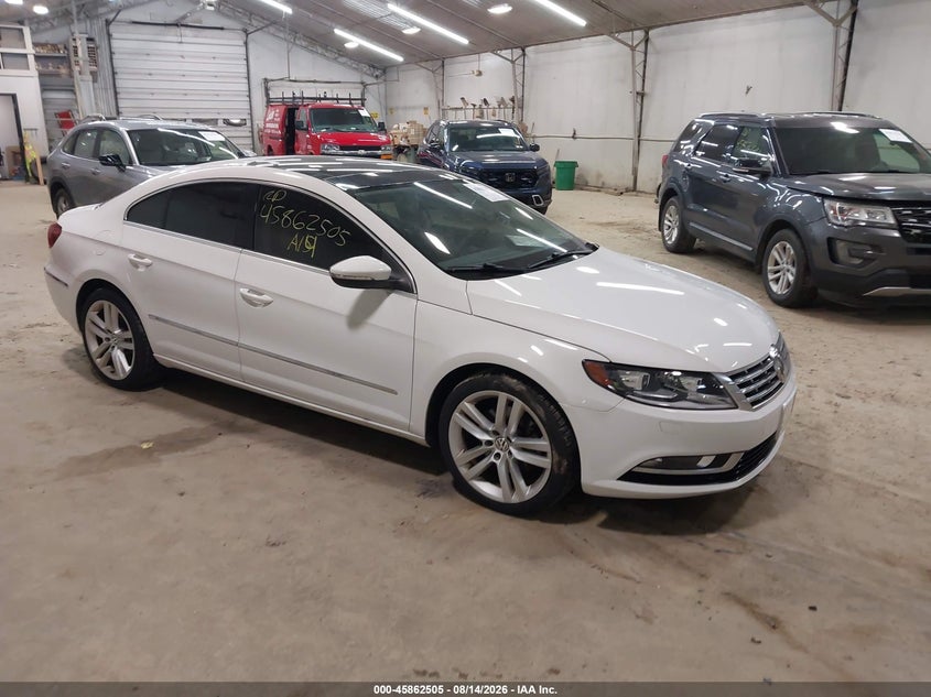 2014 Volkswagen Passat cc VIN WVWRP7AN3EE504607 IAAI salvage auction — HAIL, Salvage (Pennsylvania), sold $1,050 on 2026-08-20 (photo 1)