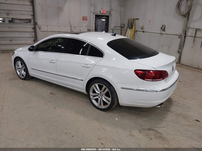 2014 Volkswagen Passat cc VIN WVWRP7AN3EE504607 IAAI salvage auction — HAIL, Salvage (Pennsylvania), sold $1,050 on 2026-08-20 (photo 3)