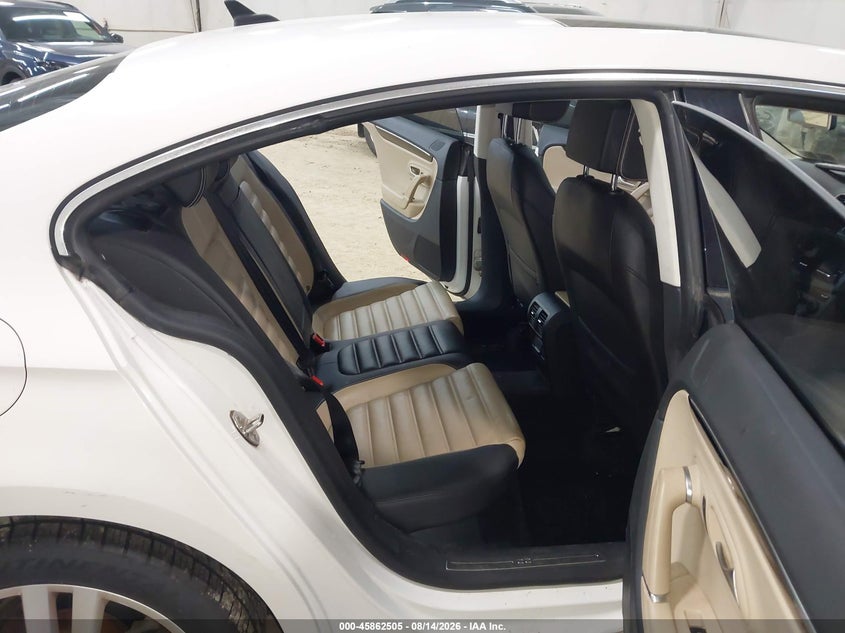 2014 Volkswagen Passat cc VIN WVWRP7AN3EE504607 IAAI salvage auction — HAIL, Salvage (Pennsylvania), sold $1,050 on 2026-08-20 (photo 8)